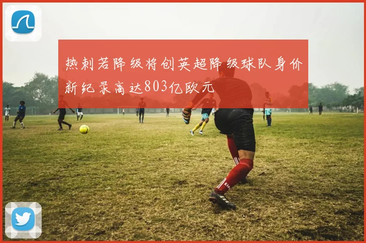 热刺若降级将创英超降级球队身价新纪录高达803亿欧元