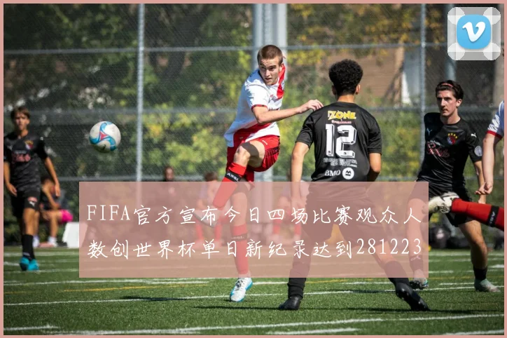 FIFA官方宣布今日四场比赛观众人数创世界杯单日新纪录达到281223人